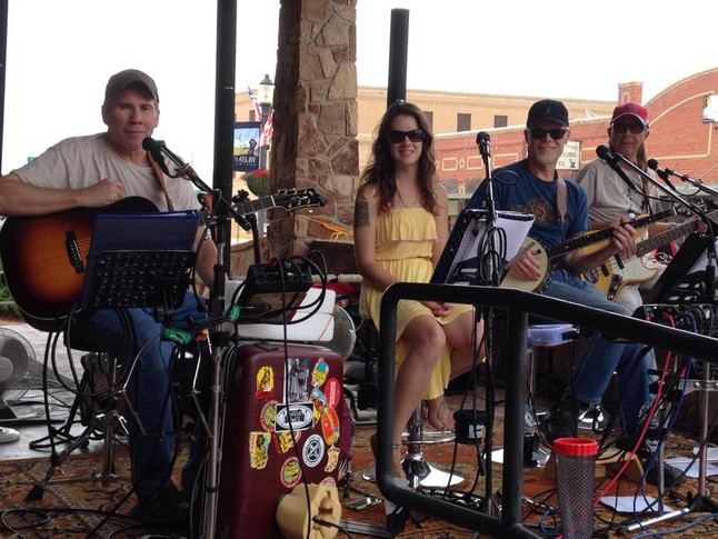 band in living room